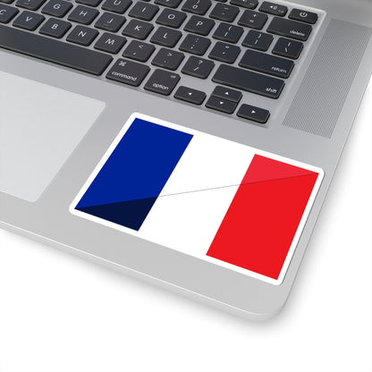 Flag of France shade comparison (France) STICKER Vinyl Kiss-Cut Decal