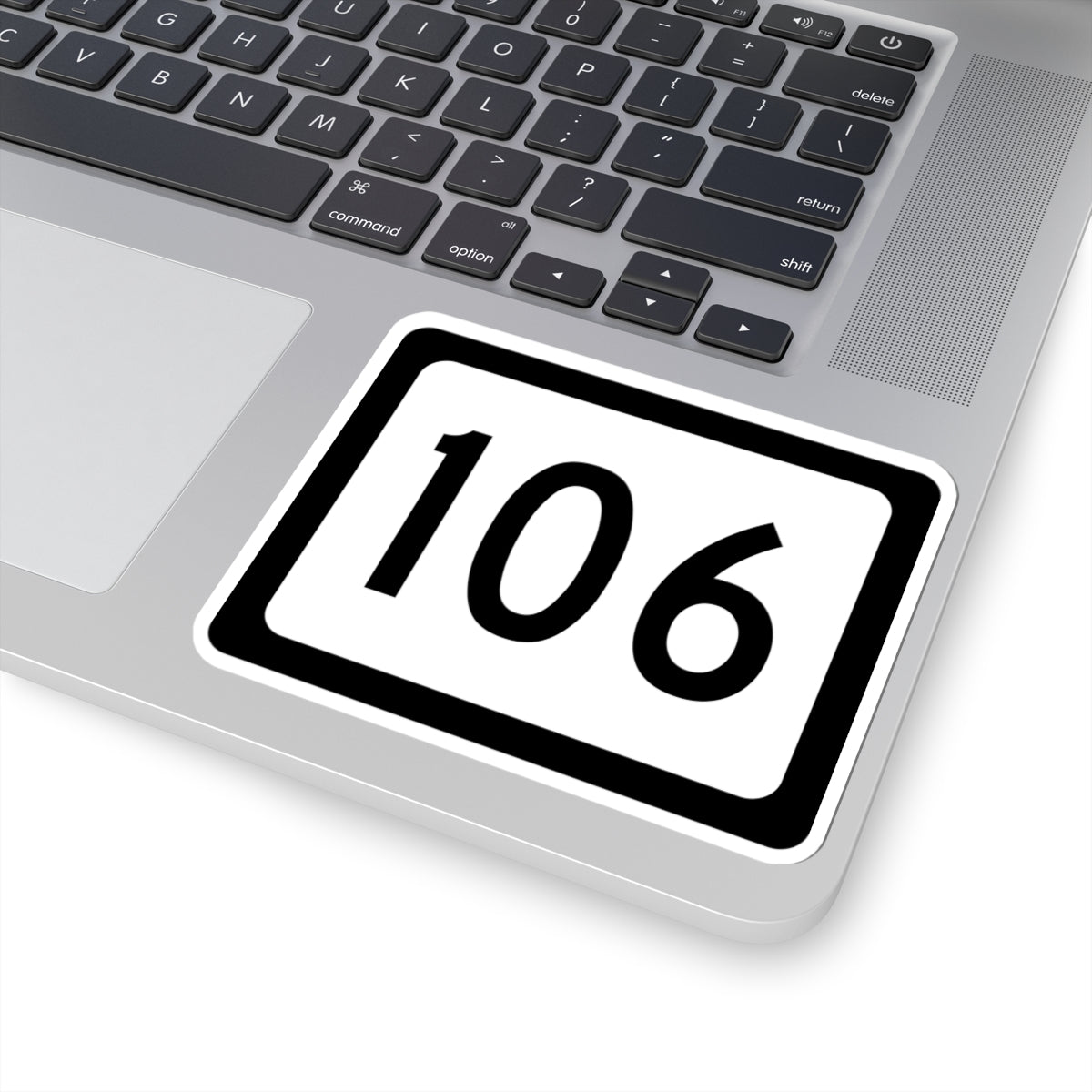 WV-106 (Virginia) (Road Sign) STICKER Vinyl Kiss-Cut Decal