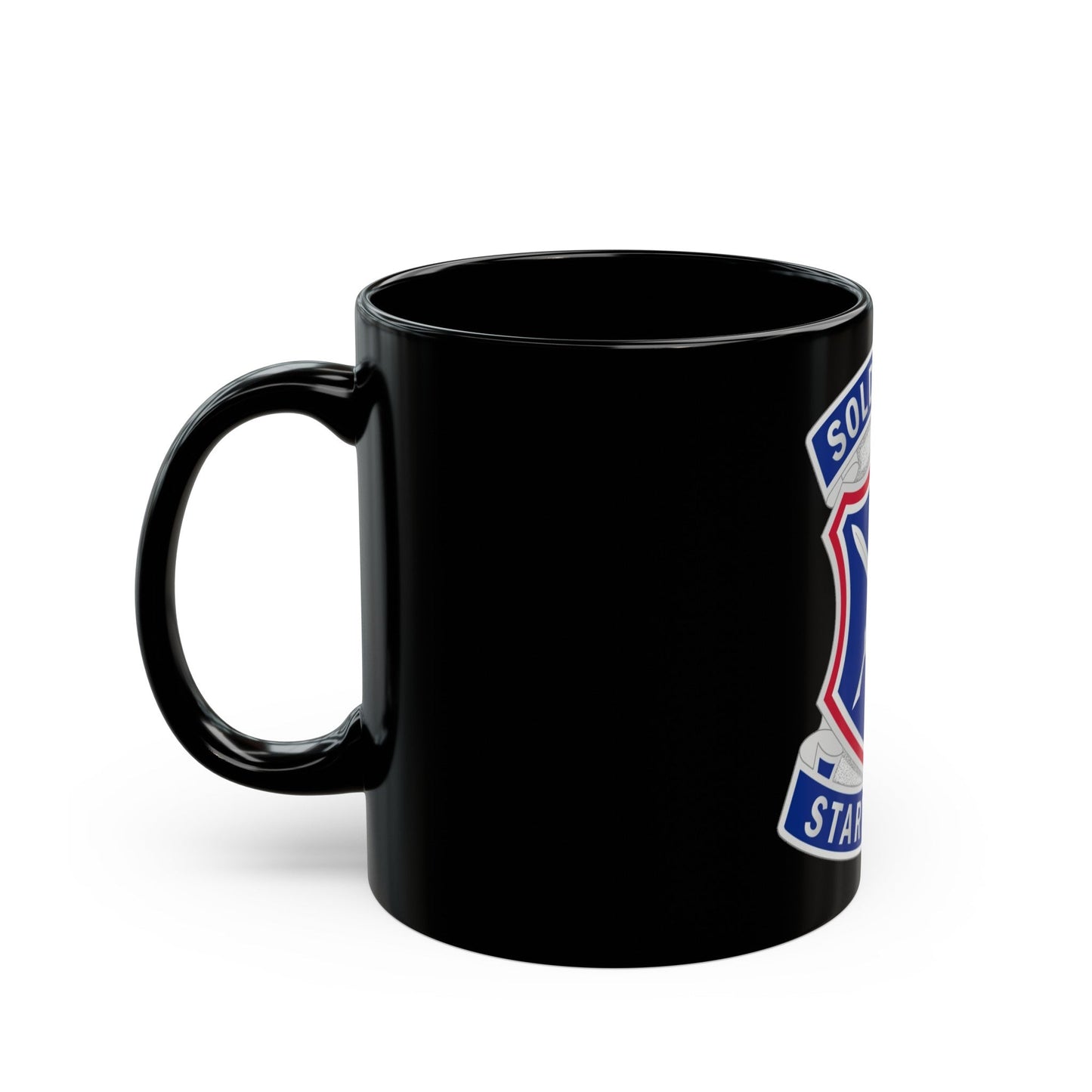 95th Adjutant General Battalion (U.S. Army) Black Coffee Mug-The Sticker Space