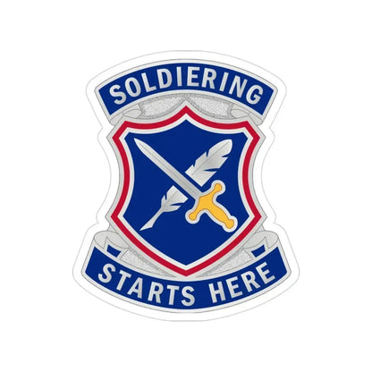 95th Adjutant General Battalion (U.S. Army) Transparent STICKER Die-Cut Vinyl Decal 3 Inch - The Sticker Space
