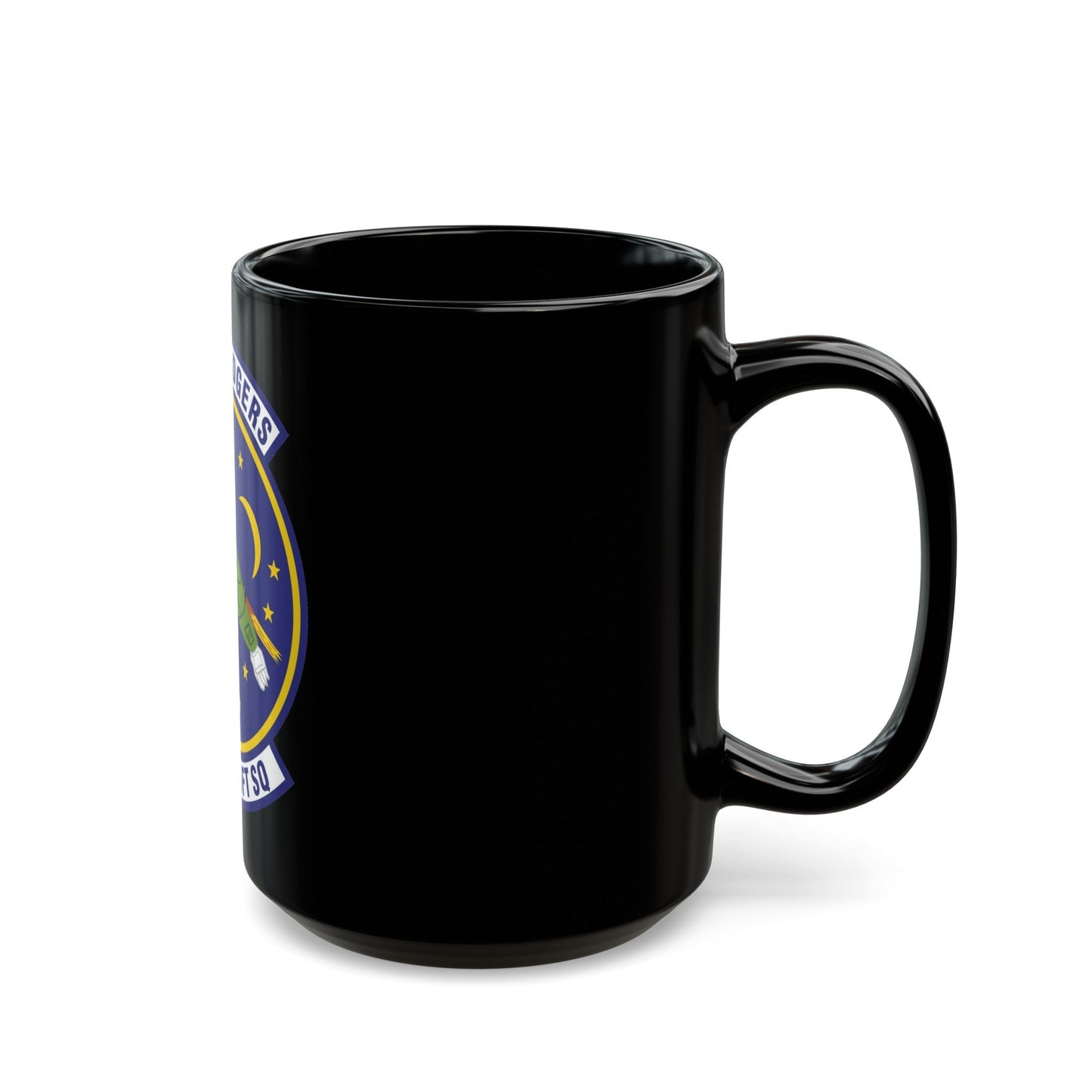 95th Airlift Squadron (U.S. Air Force) Black Coffee Mug-The Sticker Space