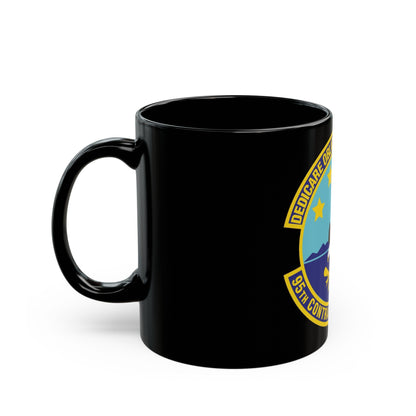 95th Contracting Squadron (U.S. Air Force) Black Coffee Mug-The Sticker Space