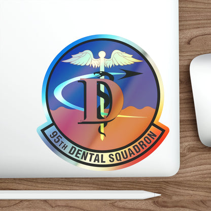 95th Dental Squadron (U.S. Air Force) Holographic STICKER Die-Cut Vinyl Decal-The Sticker Space