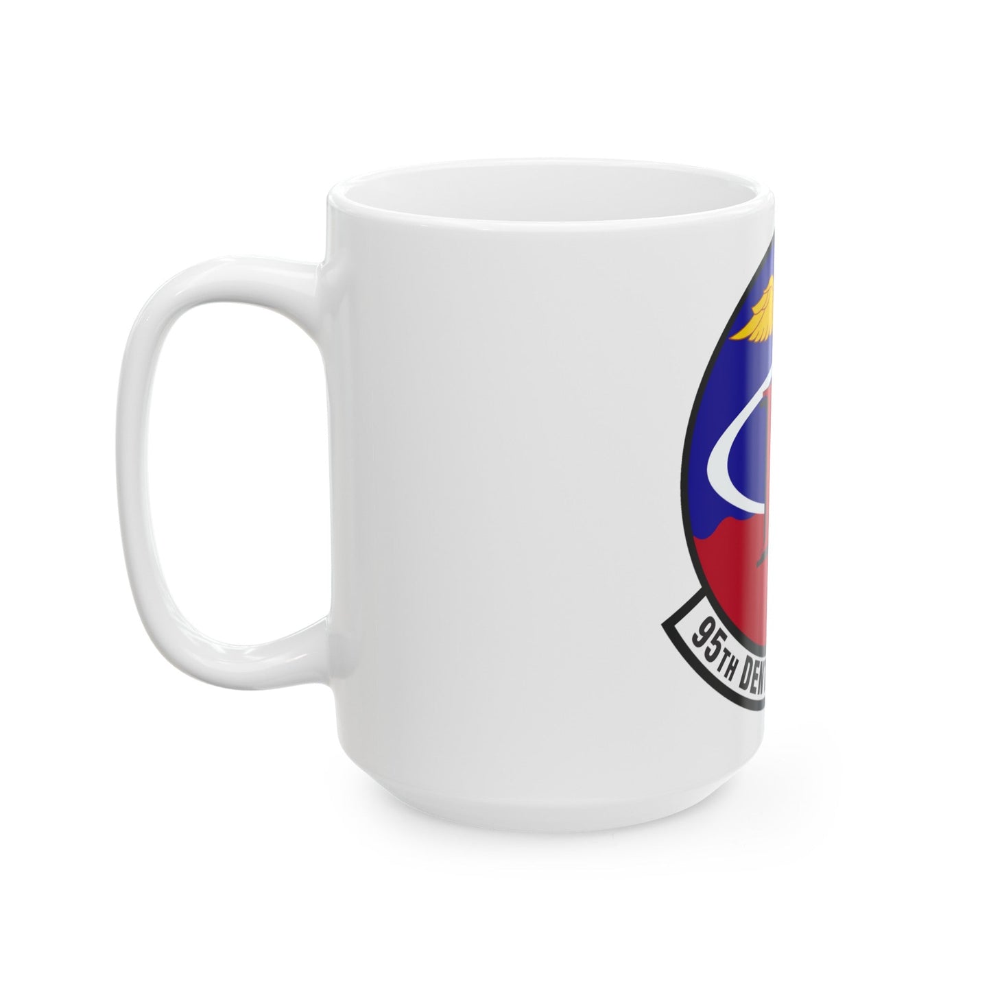 95th Dental Squadron (U.S. Air Force) White Coffee Mug-The Sticker Space