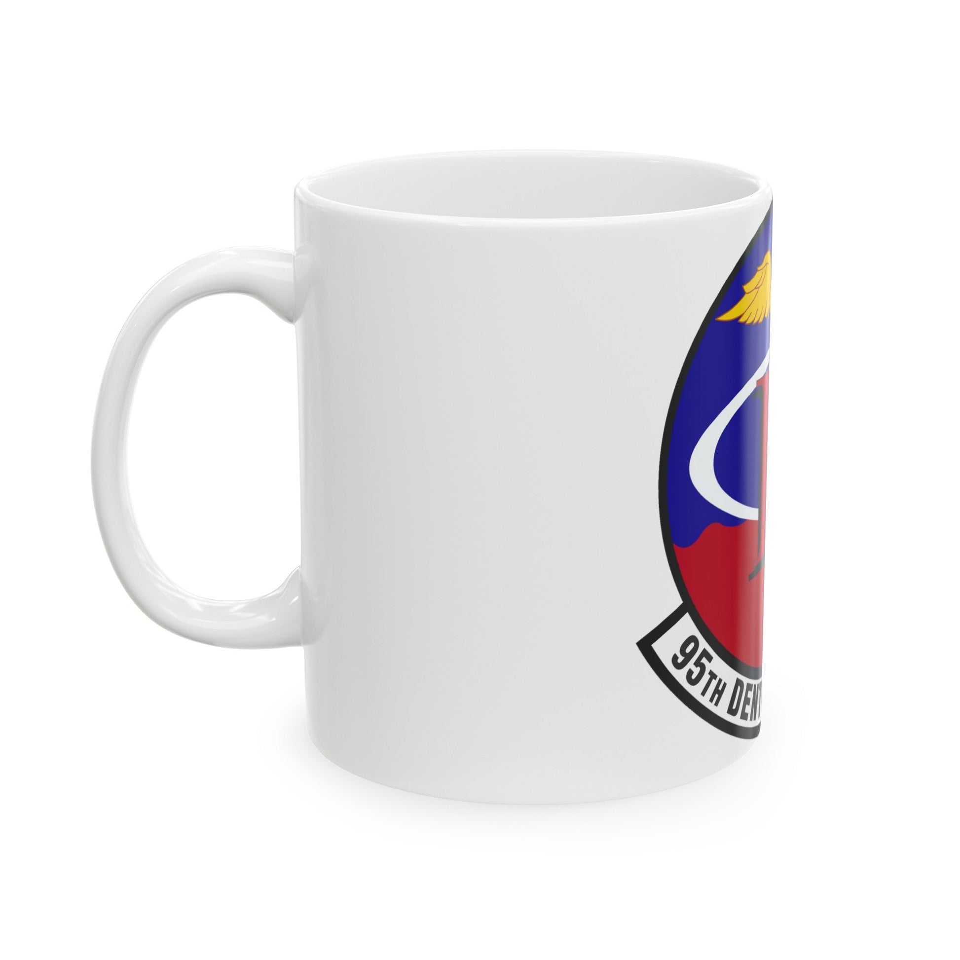 95th Dental Squadron (U.S. Air Force) White Coffee Mug-The Sticker Space