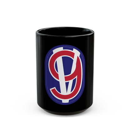 95th Infantry Division (U.S. Army) Black Coffee Mug-15oz-The Sticker Space