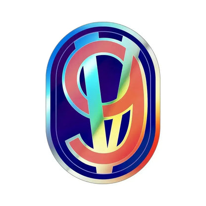 95th Infantry Division (U.S. Army) Holographic STICKER Die-Cut Vinyl Decal 6 Inch Holographic - The Sticker Space