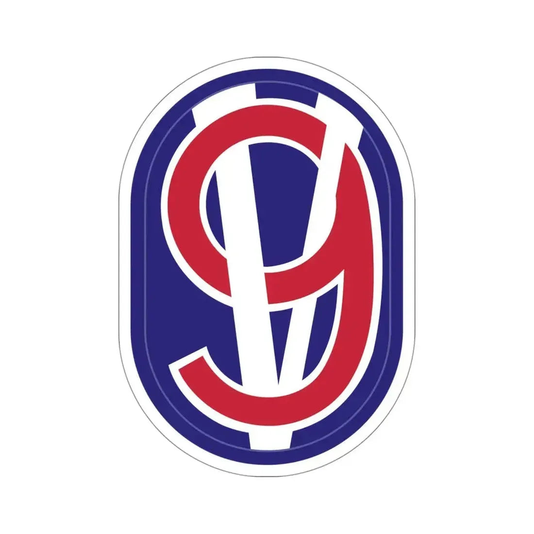 95th Infantry Division (U.S. Army) STICKER Vinyl Die-Cut Decal 4 Inch - The Sticker Space