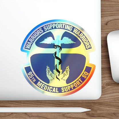 95th Medical Support Squadron (U.S. Air Force) Holographic STICKER Die-Cut Vinyl Decal-The Sticker Space