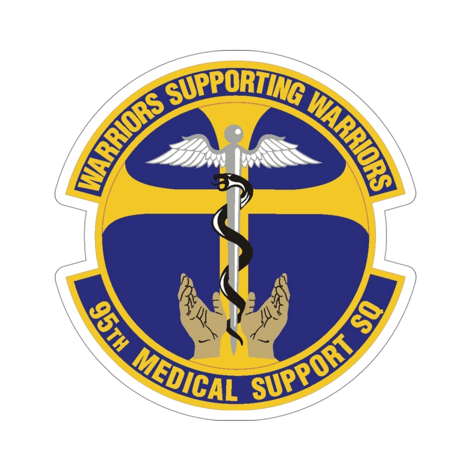 95th Medical Support Squadron (U.S. Air Force) STICKER Vinyl Die-Cut Decal-4 Inch-The Sticker Space