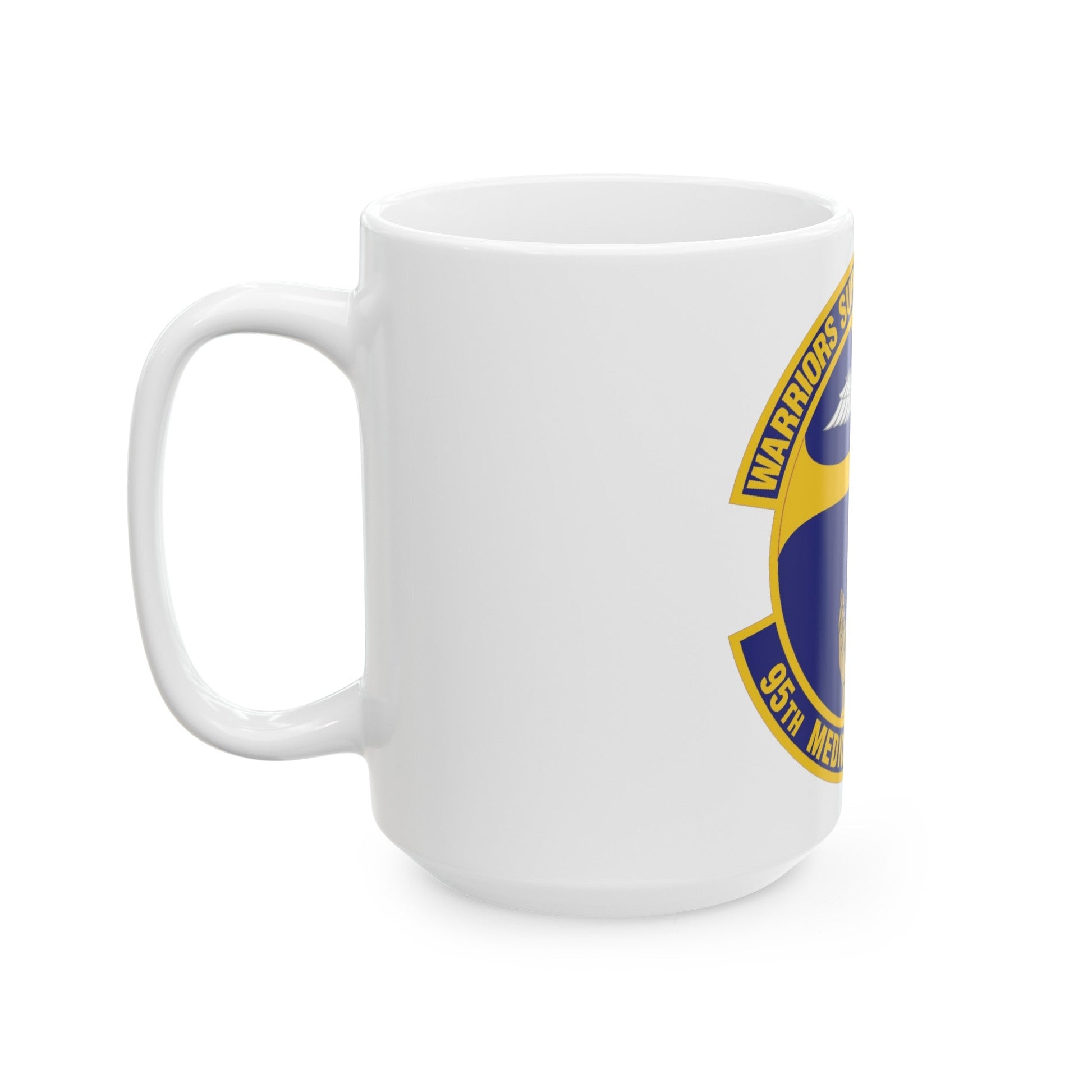 95th Medical Support Squadron (U.S. Air Force) White Coffee Mug-The Sticker Space