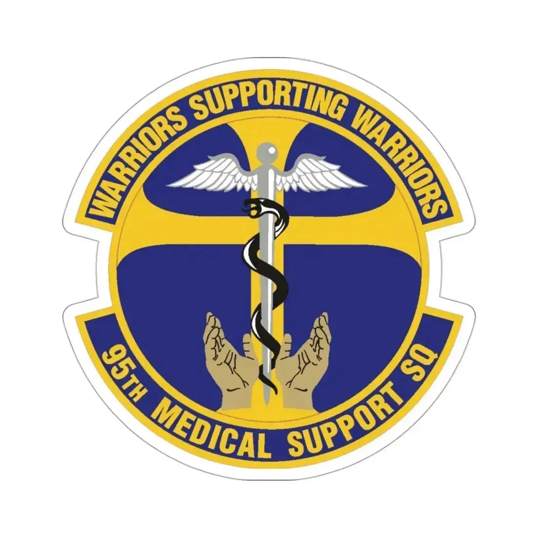 95th Medical Support Squadron (U.S. Air Force) STICKER Vinyl Die-Cut Decal 3 Inch - The Sticker Space