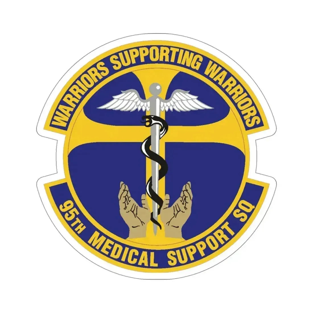 95th Medical Support Squadron (U.S. Air Force) STICKER Vinyl Die-Cut Decal 4 Inch - The Sticker Space