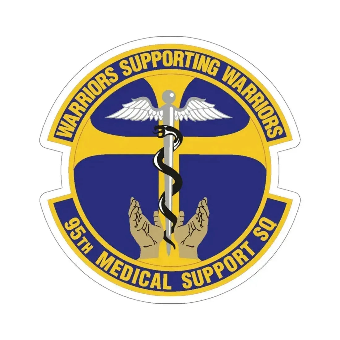 95th Medical Support Squadron (U.S. Air Force) STICKER Vinyl Die-Cut Decal 4 Inch - The Sticker Space