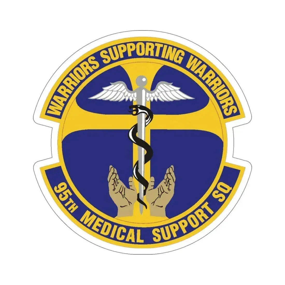 95th Medical Support Squadron (U.S. Air Force) STICKER Vinyl Die-Cut Decal 6 Inch - The Sticker Space