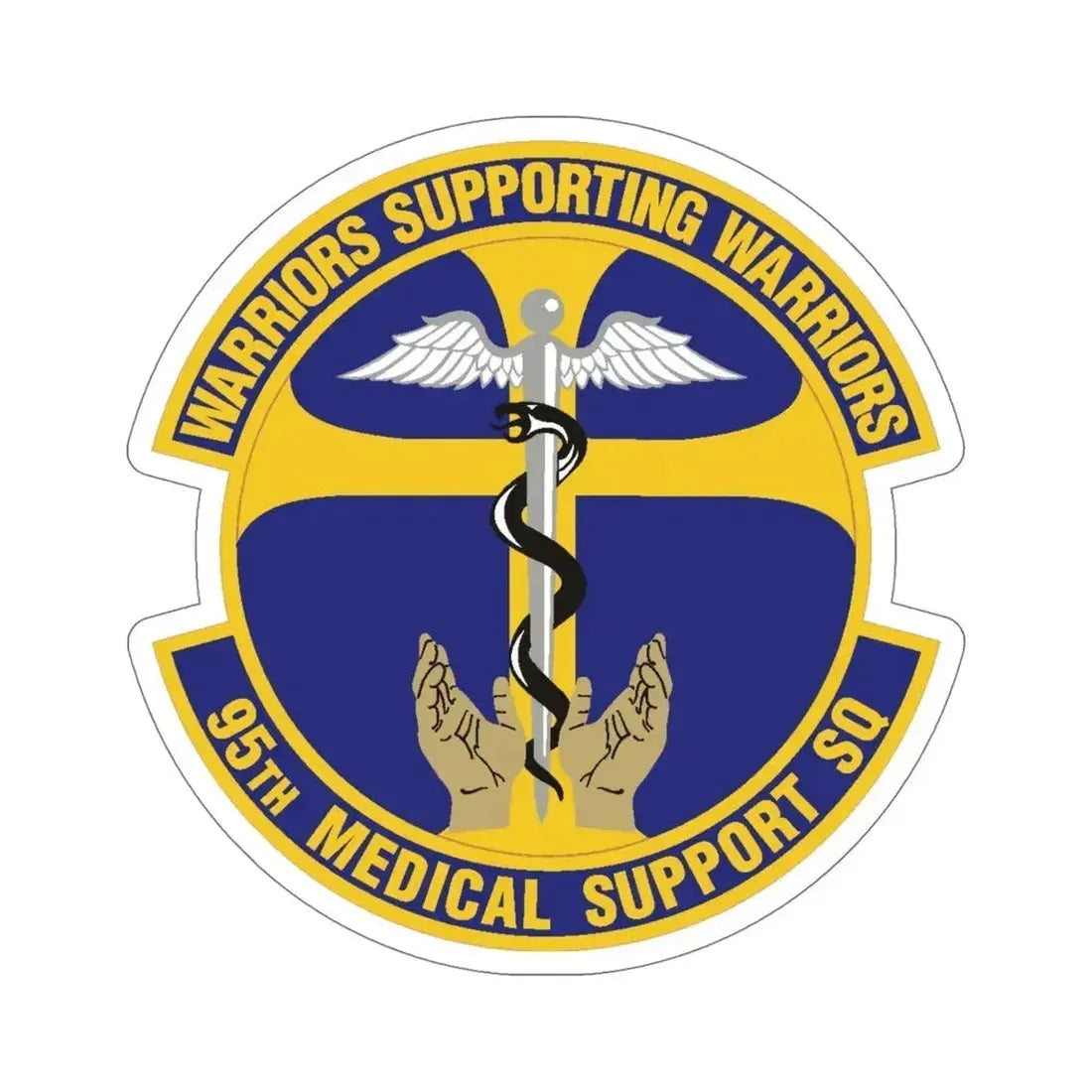 95th Medical Support Squadron (U.S. Air Force) STICKER Vinyl Die-Cut Decal - The Sticker Space