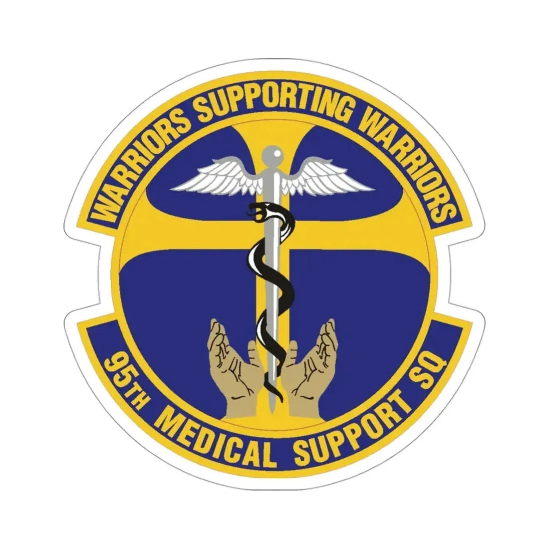 95th Medical Support Squadron (U.S. Air Force) STICKER Vinyl Die-Cut Decal - The Sticker Space