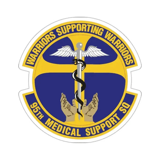 95th Medical Support Squadron (U.S. Air Force) STICKER Vinyl Kiss-Cut Decal 2 Inch White - The Sticker Space