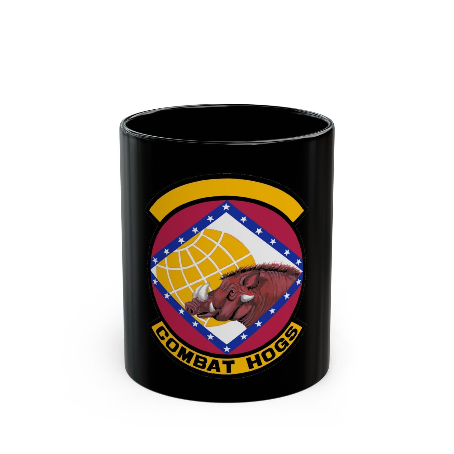 96 Aerial Port Sq AFRC (U.S. Air Force) Black Coffee Mug-11oz-The Sticker Space