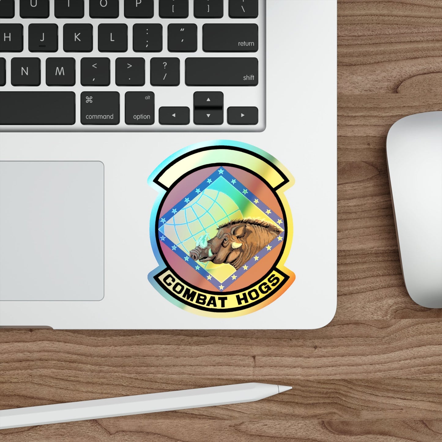 96 Aerial Port Sq AFRC (U.S. Air Force) Holographic STICKER Die-Cut Vinyl Decal-The Sticker Space