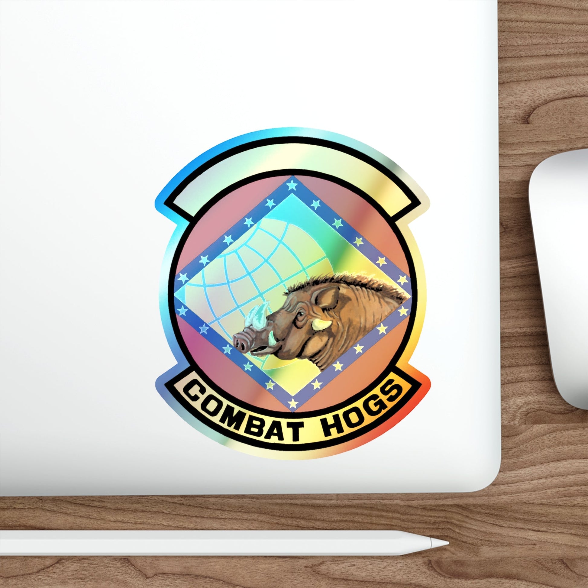 96 Aerial Port Sq AFRC (U.S. Air Force) Holographic STICKER Die-Cut Vinyl Decal-The Sticker Space