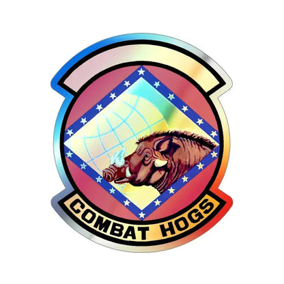 96 Aerial Port Sq AFRC (U.S. Air Force) Holographic STICKER Die-Cut Vinyl Decal 6 Inch Holographic - The Sticker Space