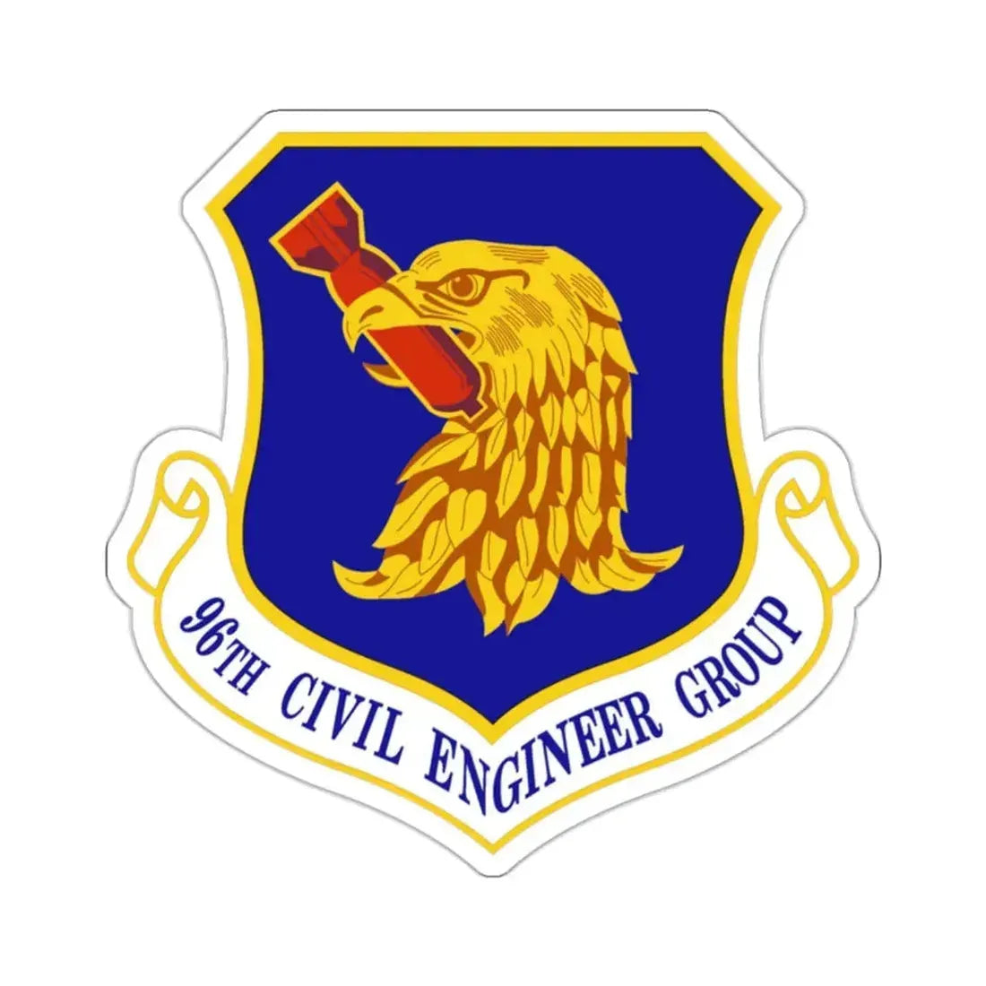 96 Civil Engineer Group AFMC (U.S. Air Force) STICKER Vinyl Kiss-Cut Decal - The Sticker Space