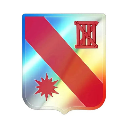 96 Engineer Battalion 2 (U.S. Army) Holographic STICKER Die-Cut Vinyl Decal 3 Inch Holographic - The Sticker Space