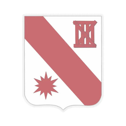 96 Engineer Battalion 2 (U.S. Army) STICKER Vinyl Kiss-Cut Decal 4 Inch Transparent - The Sticker Space