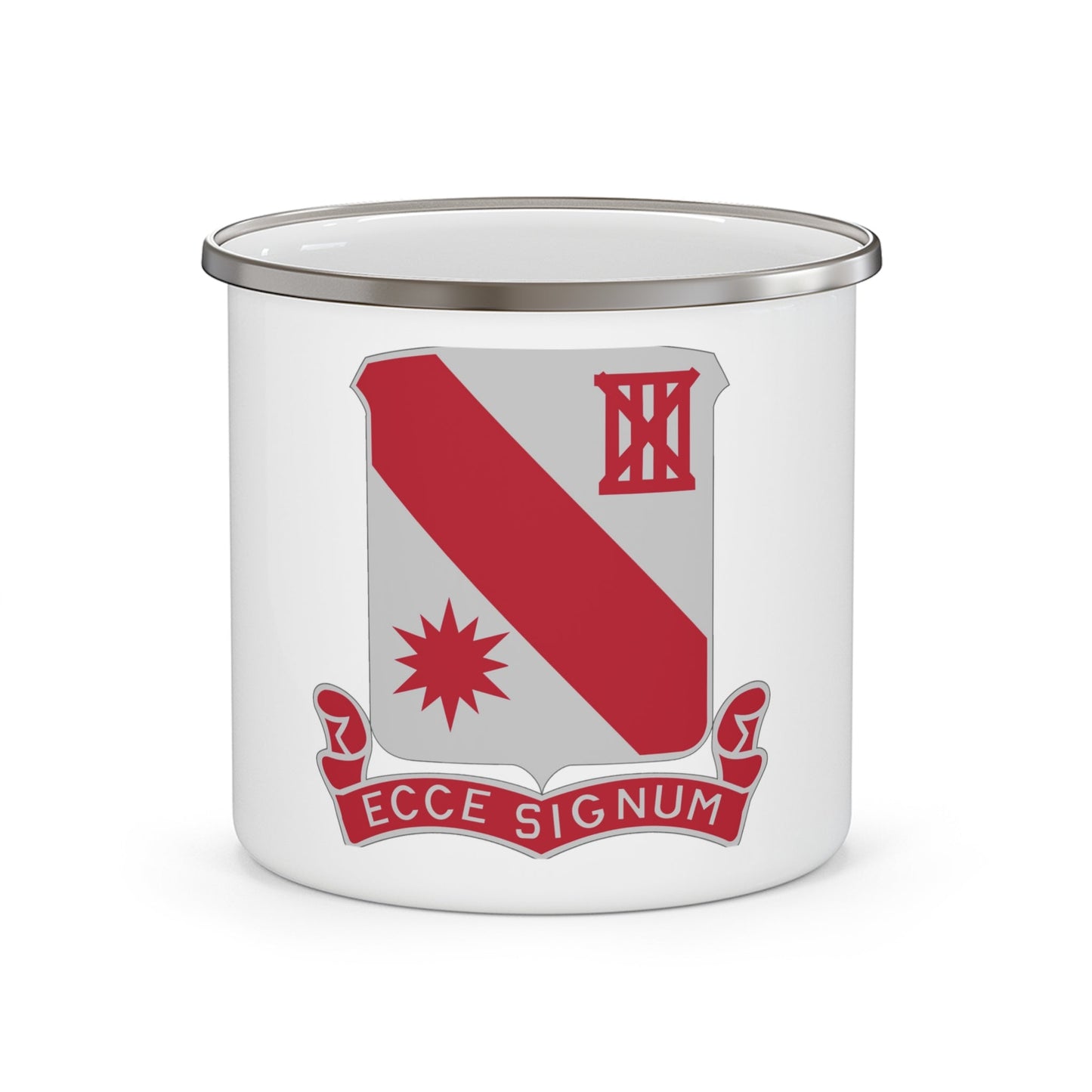 96 Engineer Battalion (U.S. Army) 12oz Enamel Mug-12oz-The Sticker Space