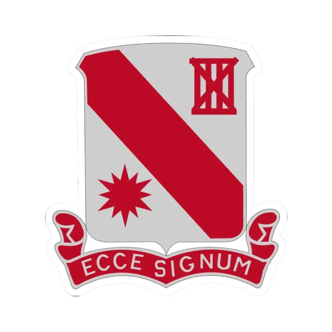 96 Engineer Battalion (U.S. Army) STICKER Vinyl Kiss-Cut Decal 2 Inch White - The Sticker Space