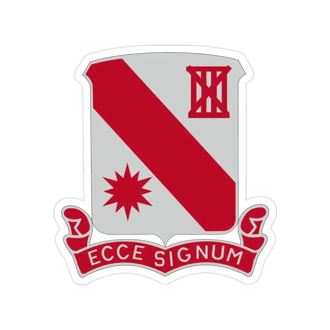 96 Engineer Battalion (U.S. Army) Transparent STICKER Die-Cut Vinyl Decal - The Sticker Space