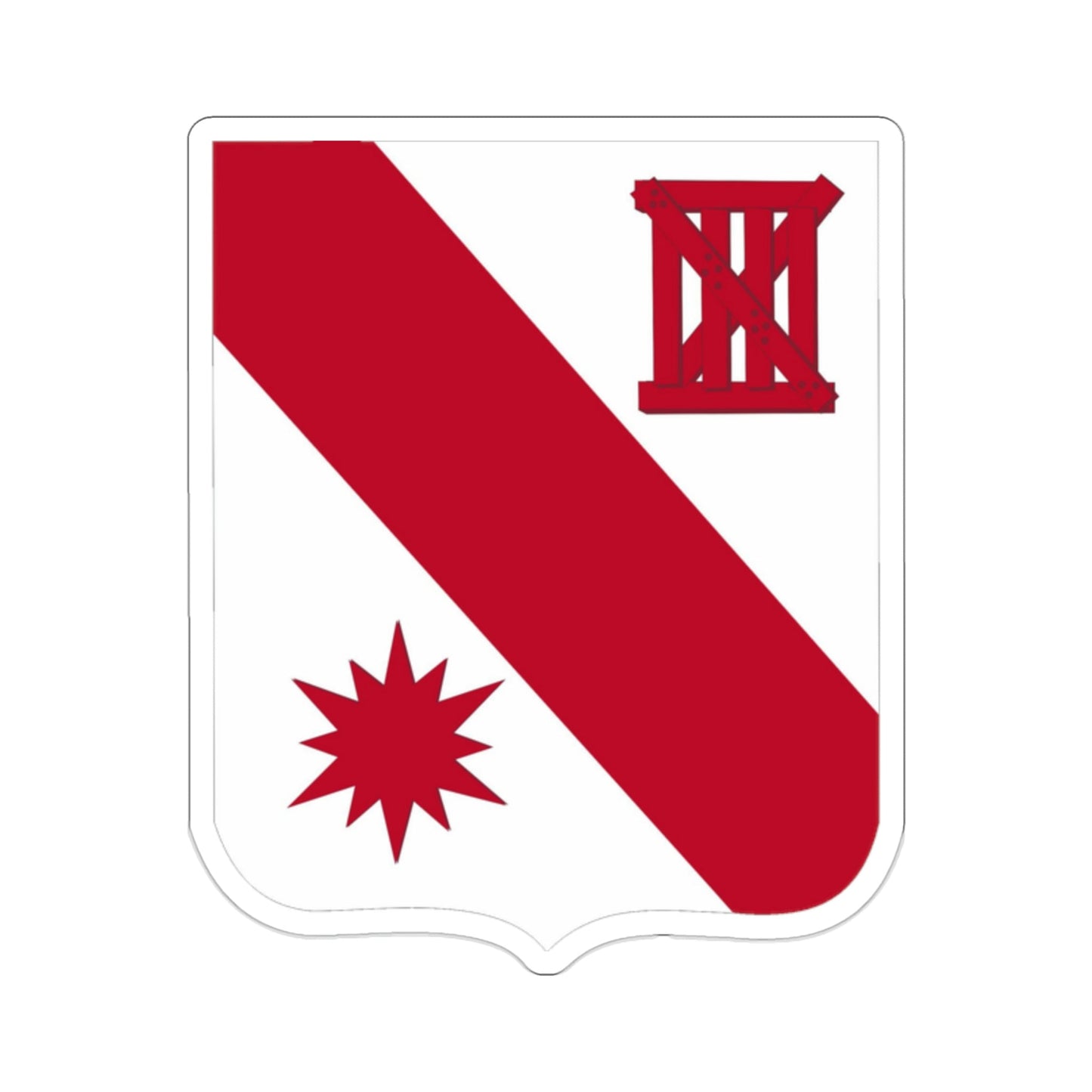 96 Engineer Battalion v2 (U.S. Army) STICKER Vinyl Die-Cut Decal-2 Inch-The Sticker Space