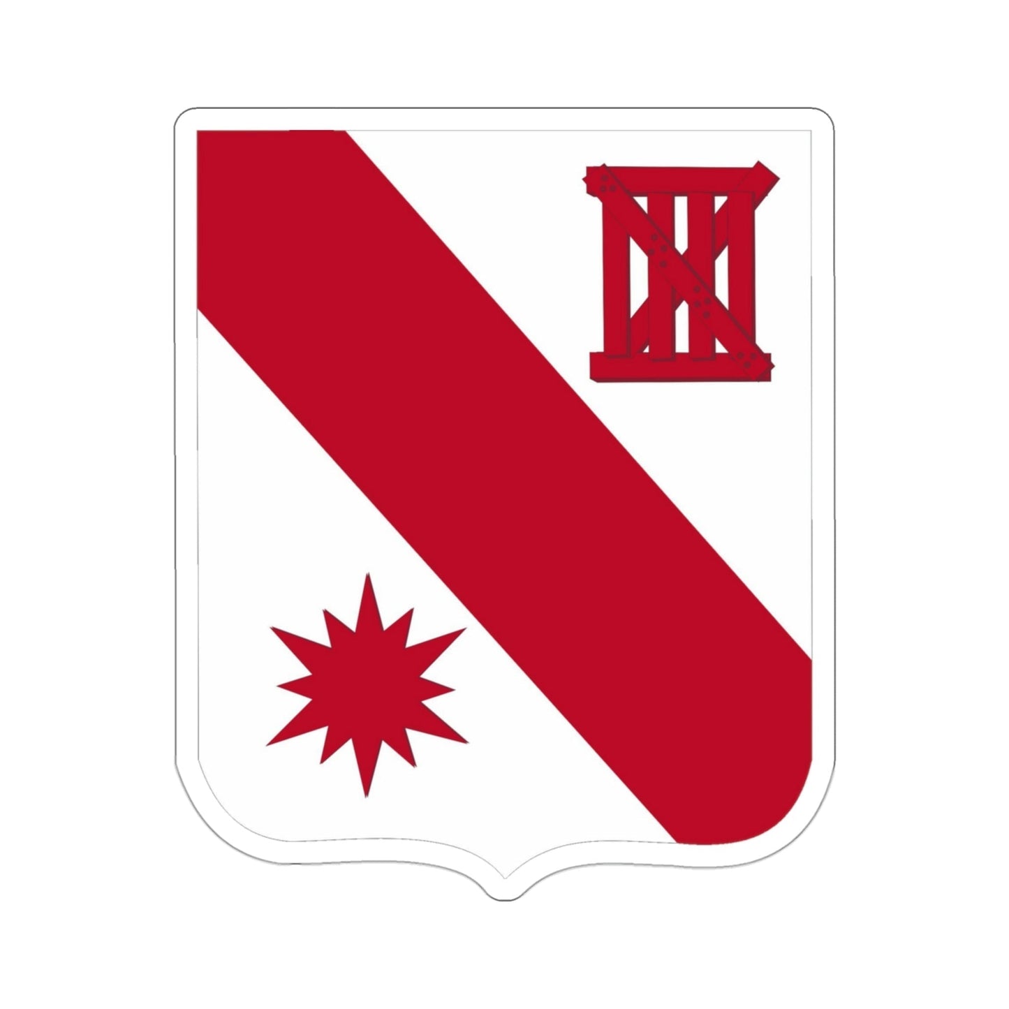 96 Engineer Battalion v2 (U.S. Army) STICKER Vinyl Die-Cut Decal-3 Inch-The Sticker Space