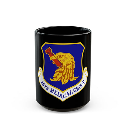 96 Medical Group ACC (U.S. Air Force) Black Coffee Mug-15oz-The Sticker Space