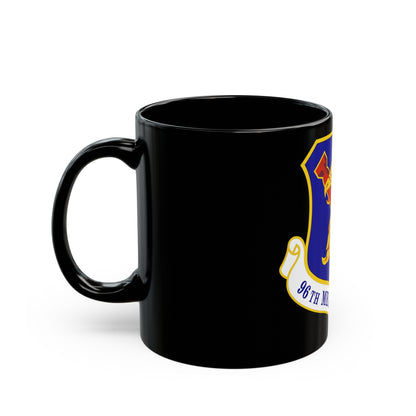 96 Medical Group ACC (U.S. Air Force) Black Coffee Mug-The Sticker Space