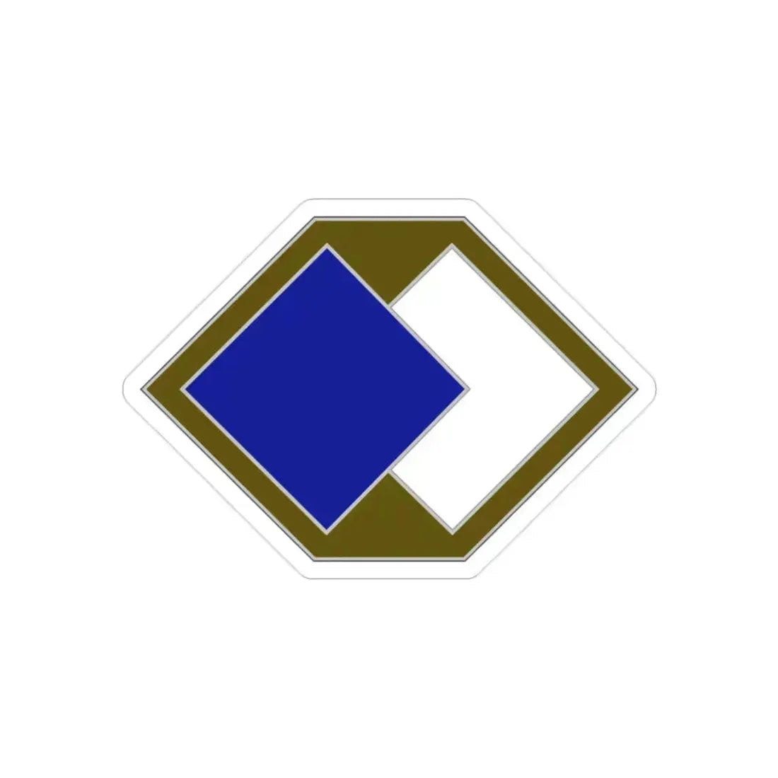 96 Sustainment Brigade (U.S. Army) REVERSE PRINT Transparent Die-Cut STICKER 2 Inch Die-Cut Transparent - The Sticker Space