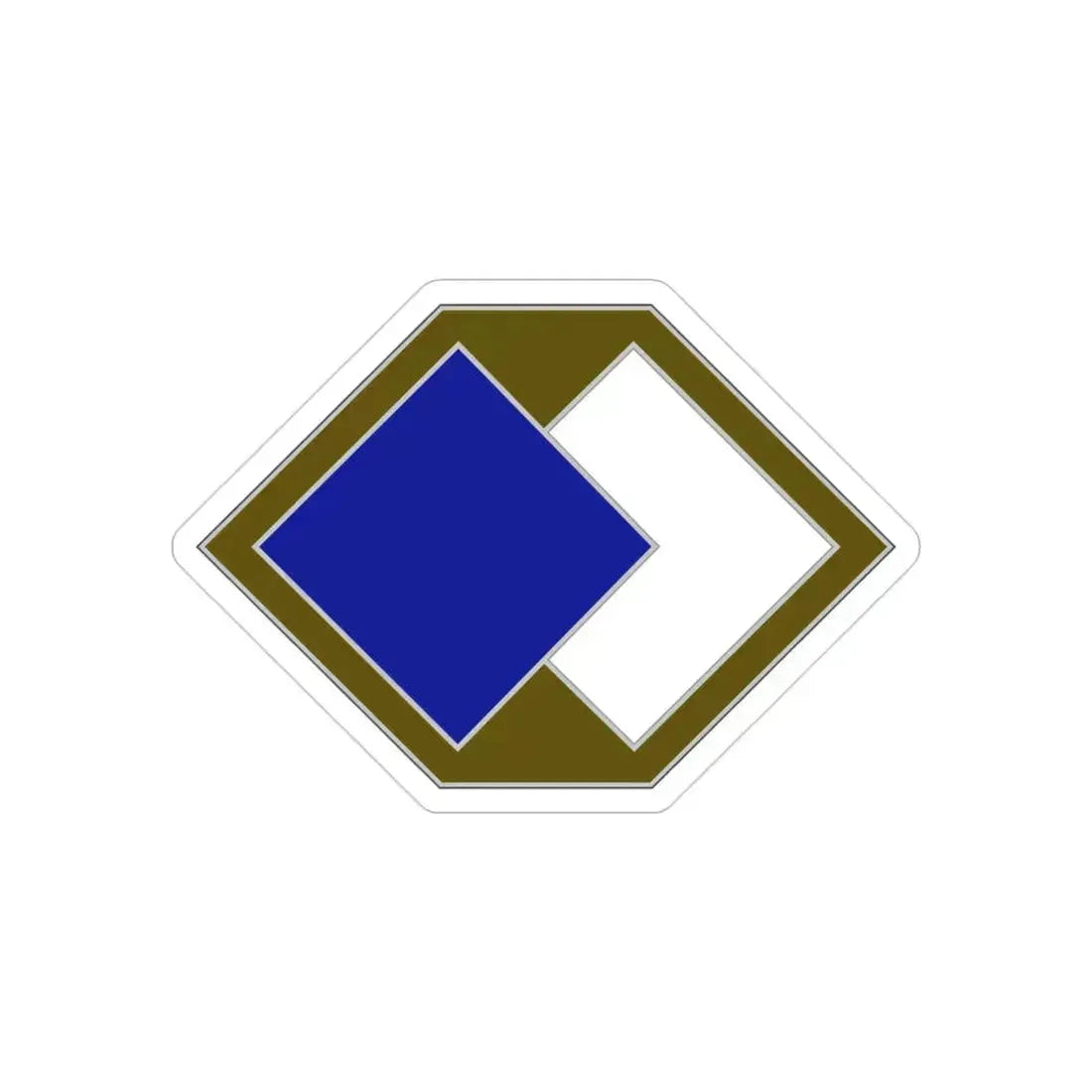 96 Sustainment Brigade (U.S. Army) REVERSE PRINT Transparent Die-Cut STICKER 3 Inch Die-Cut Transparent - The Sticker Space