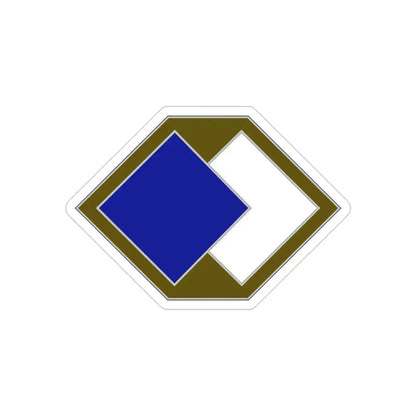 96 Sustainment Brigade (U.S. Army) REVERSE PRINT Transparent Die-Cut STICKER 4 Inch Die-Cut Transparent - The Sticker Space