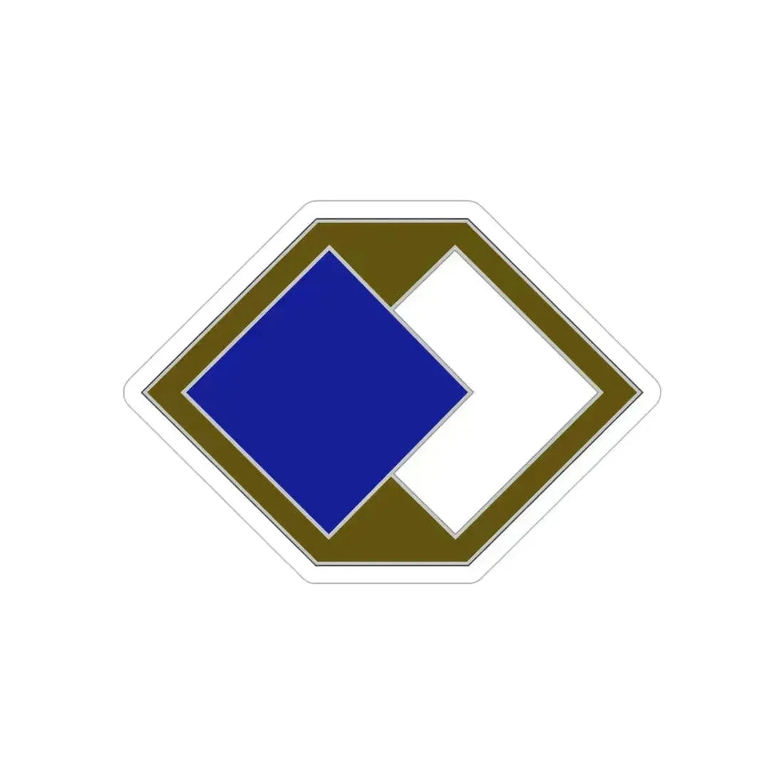 96 Sustainment Brigade (U.S. Army) REVERSE PRINT Transparent Die-Cut STICKER 5 Inch Die-Cut Transparent - The Sticker Space