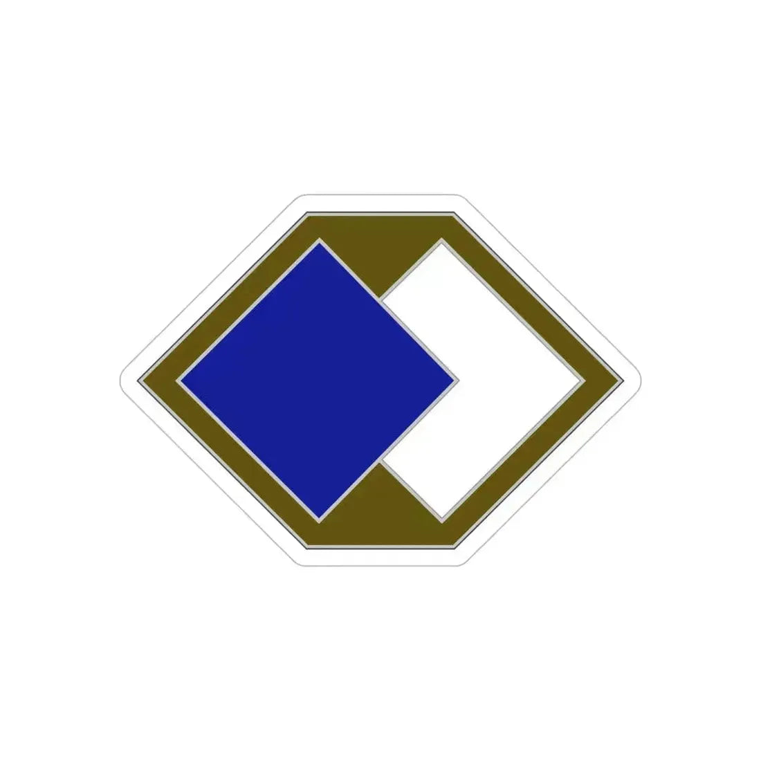 96 Sustainment Brigade (U.S. Army) REVERSE PRINT Transparent Die-Cut STICKER 6 Inch Die-Cut Transparent - The Sticker Space