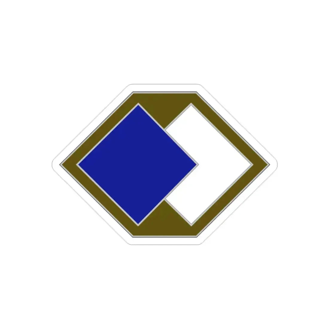 96 Sustainment Brigade (U.S. Army) REVERSE PRINT Transparent Die-Cut STICKER - The Sticker Space