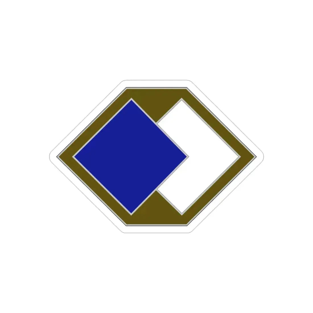 96 Sustainment Brigade (U.S. Army) REVERSE PRINT Transparent Die-Cut STICKER - The Sticker Space