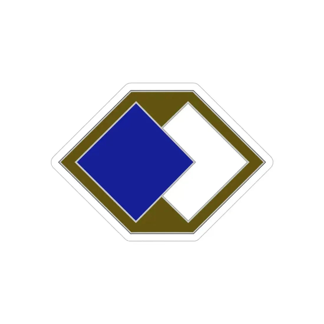 96 Sustainment Brigade (U.S. Army) REVERSE PRINT Transparent Die-Cut STICKER - The Sticker Space