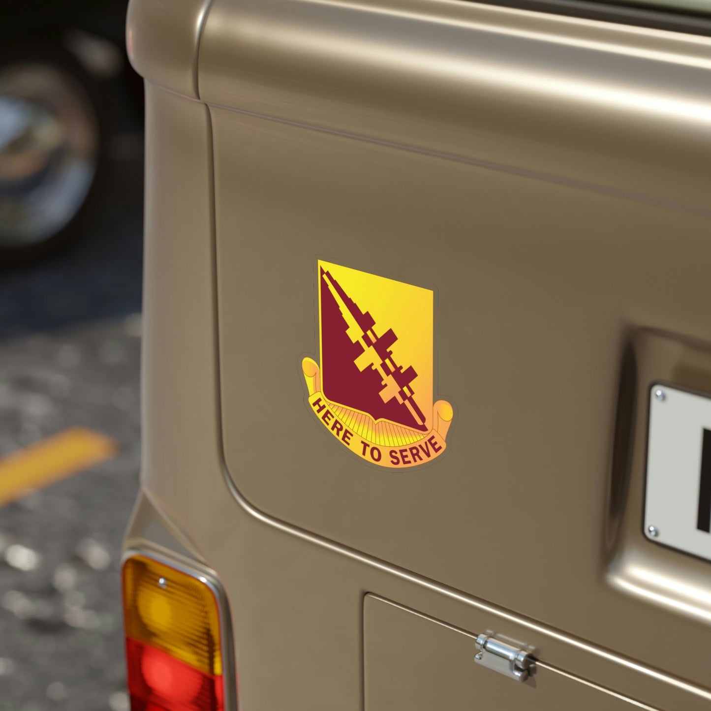 96 Transportation Battalion (U.S. Army) Transparent STICKER Die-Cut Vinyl Decal-The Sticker Space