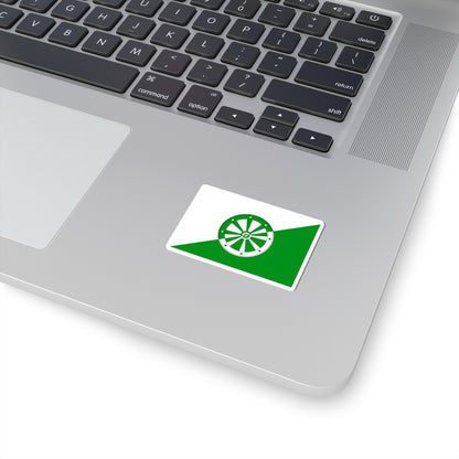 Flag of Karasuk Novosibirsk oblast (Russia) STICKER Vinyl Kiss-Cut Decal