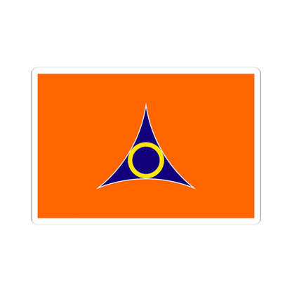 Flag of Ora Gunma (Japan) STICKER Vinyl Kiss-Cut Decal