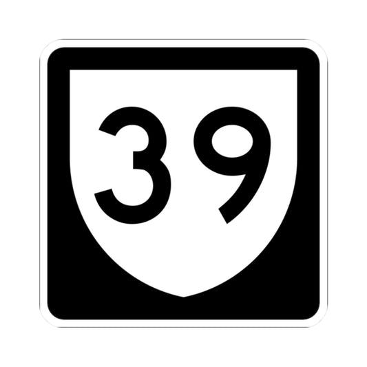 PR urban primary 39 (Puerto Rico) (Road Sign) STICKER Vinyl Kiss-Cut Decal