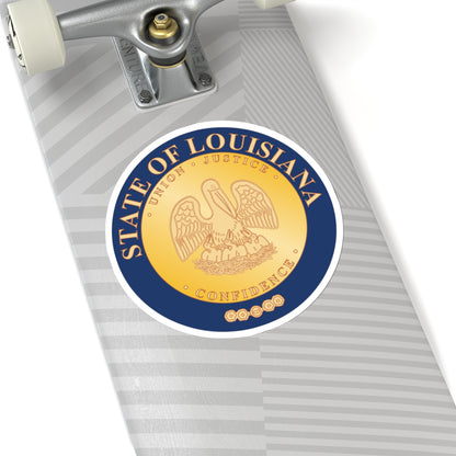 Seal of Louisiana 1902 2006 - STICKER Vinyl Kiss-Cut Decal