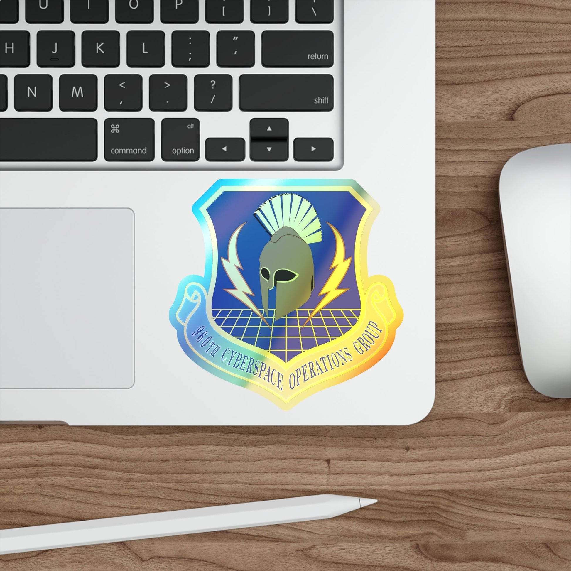 960th Cyberspace Operations Group (U.S. Air Force) Holographic STICKER Die-Cut Vinyl Decal-The Sticker Space